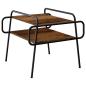 Preview: Couchtisch Altholz 60 x 60 x 51 cm Holzwerkstoff