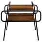 Preview: Couchtisch Altholz 60 x 60 x 51 cm Holzwerkstoff