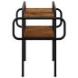 Preview: Couchtisch Altholz 40 x 40 x 51 cm Holzwerkstoff