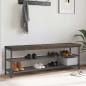 Preview: ARDEBO.de - Bankkissen 4 stk. Kunstwildleder Dunkelgrau Tiefe 35 cm
