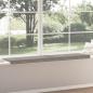 Preview: Bankkissen 4 stk. Kunstwildleder Hellgrau Tiefe 35 cm