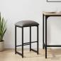 Preview: ARDEBO.de - Barhocker Hellgrau 40 x 32 x 74 cm Holzwerkstoff