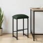 Preview: ARDEBO.de - Barhocker Dunkelgrün 40 x 32 x 64 cm Holzwerkstoff
