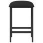 Preview: Barhocker 2 Stk. Schwarz 40 x 32 x 64 cm Holzwerkstoff