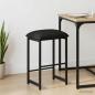 Preview: Barhocker Schwarz 40 x 32 x 74 cm Holzwerkstoff