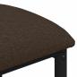 Preview: Barhocker Taupe 40 x 32 x 64 cm Holzwerkstoff
