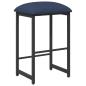 Preview: Barhocker Blau 40 x 32 x 74 cm Holzwerkstoff