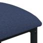Preview: Barhocker Blau 40 x 32 x 74 cm Holzwerkstoff
