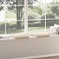 Preview: Bankkissen 2 stk. Mikrofaser Creme Tiefe 35 cm