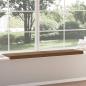 Preview: Bankkissen 4 stk. Kunstleder Cappuccino Tiefe 35 cm