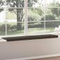 Preview: Bankkissen 4 stk. Kunstleder Grau Tiefe 35 cm