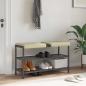 Preview: ARDEBO.de - Bankkissen 2 stk. Kunstleder Creme Tiefe 35 cm