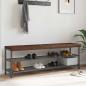 Preview: ARDEBO.de - Bankkissen 4 stk. Kunstleder Braun Tiefe 35 cm