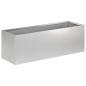 Preview: Garten-Pflanzgefäß 2 stk. Silber 60 x 20 x 20 cm