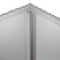 Preview: Garten-Pflanzgefäß Silber 40 x 30 x 30 cm Verzinkter Stahl