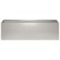 Preview: Garten-Pflanzgefäß Silber 80 x 30 x 30 cm Edelstahl