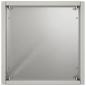 Preview: Garten-Pflanzgefäß Silber 20 x 20 x 75 cm Edelstahl