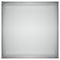Preview: Garten-Pflanzgefäß Silber 60 x 60 x 20 cm Verzinkter Stahl