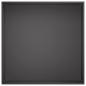 Preview: Garten-Pflanzgefäß 2 stk. Schwarz 60 x 60 x 30 cm
