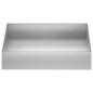 Preview: Garten-Pflanzgefäß Silber 80 x 80 x 20 cm Verzinkter Stahl
