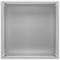 Preview: Garten-Pflanzgefäß 2 stk. Silber 30 x 30 x 50 cm