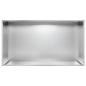 Preview: Garten-Pflanzgefäß 2 stk. Silber 100 x 50 x 50 cm