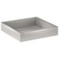 Preview: Garten-Pflanzgefäß 2 stk. Silber 80 x 80 x 20 cm Edelstahl