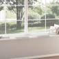 Preview: Bankkissen 2 stk. Plüschcord Creme Tiefe 35 cm