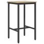 Preview: Bartisch 52 x 52 x 90 cm Holzwerkstoff Sonoma-Eiche