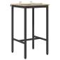 Preview: Bartisch 52 x 52 x 90 cm Holzwerkstoff Sonoma-Eiche