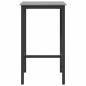 Preview: Bartisch 52 x 52 x 110 cm Holzwerkstoff Sonoma-Grau