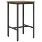 Preview: Bartisch 52 x 52 x 110 cm Holzwerkstoff Artisan-Eiche