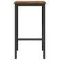 Preview: Bartisch 52 x 52 x 110 cm Holzwerkstoff Altholz Rechtwinklig