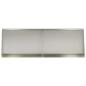Preview: Stützmauer 2 stk. 60 x 12 x 40 cm Edelstahl Silber