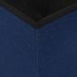Preview: Klappbare Aufbewahrungsbank Blau 180 kg 80 L 77 x 38 x 38 cm