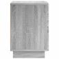 Preview: Nachttisch Sonoma-Grau 33,5 x 34,5 x 50 cm Holzwerkstoff