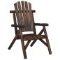 Preview: Gartenstuhl 68x86x103 cm Massivholz Fichte