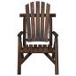 Preview: Gartenstuhl 68x86x103 cm Massivholz Fichte