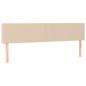 Preview: Boxspringbett Matratze Cappuccino-Braun 200x200cm Kunstleder
