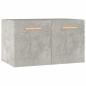 Preview: Wandschrank Betongrau 60x36,5x35 cm Holzwerkstoff