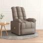 Preview: ARDEBO.de - Massagesessel Taupe Stoff