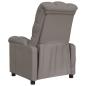 Preview: Massagesessel Taupe Stoff