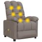 Preview: Massagesessel Taupe Stoff