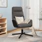 Preview: ARDEBO.de - Relaxsessel Dunkelgrau Stoff