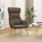 Preview: ARDEBO.de - Relaxsessel Taupe Stoff