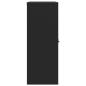 Preview: Aktenschrank Schwarz 90x40x105 cm Stahl
