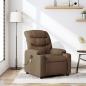 Preview: ARDEBO.de - Massagesessel Braun Stoff