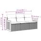 Preview: 3-tlg. Garten-Sofagarnitur mit Kissen Beige Poly Rattan