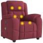 Preview: Massagesessel Weinrot Stoff