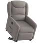 Preview: Relaxsessel mit Aufstehhilfe Elektrisch Taupe Stoff